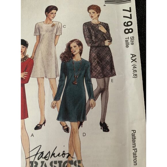 McCall's Misses Dress Sewing Pattern sz 8-22 4159 - uncut - Picture 4 of 9